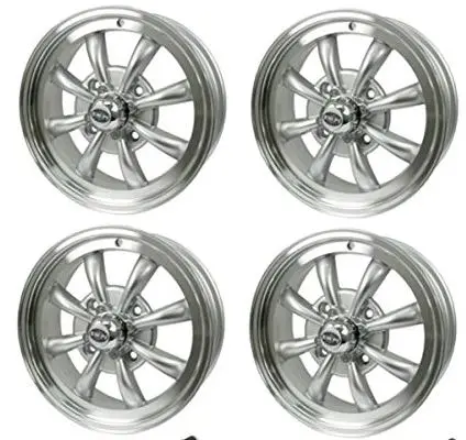 Wheel, Gt-8, Silver With Polished Lip Set Of 4 - Beetle/Ghia/Kombi 1965 To 1986 1