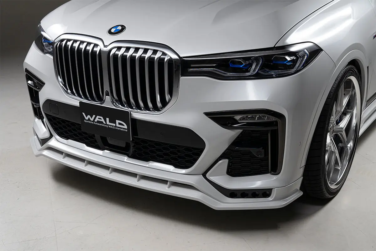 Wald Front Lip Spoiler For Bmw X7 35D/40D M-Sport/M50i G07 1