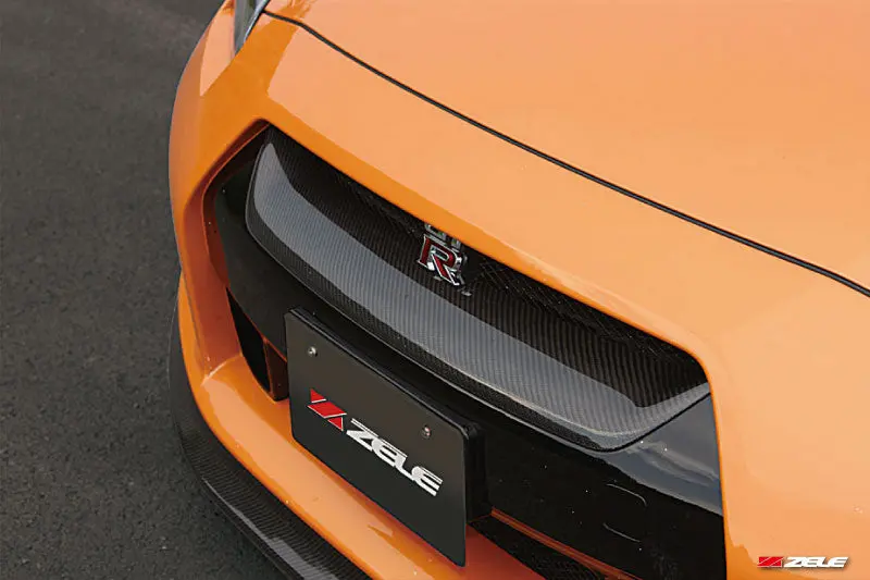 Nissan Gtr R35 Zele Style Carbon Fiber Front Grill 1