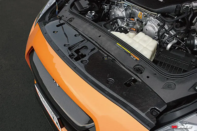 Nissan Gtr R35 Zele Style Carbon Fiber Radiator Shroud 1