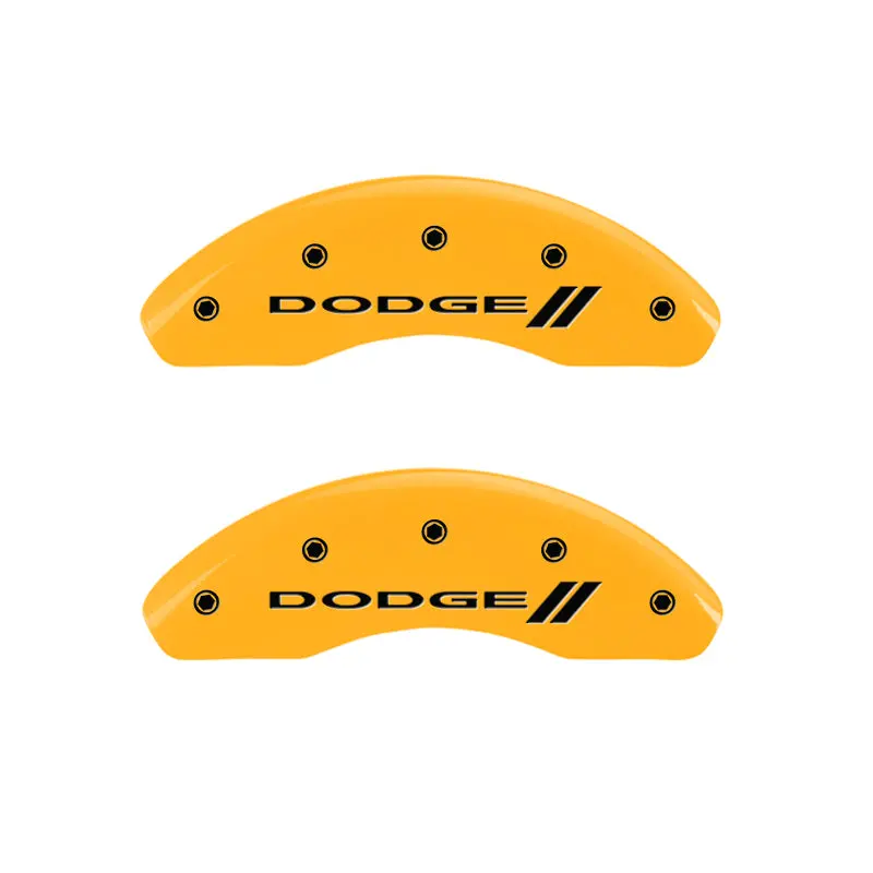 Mgp Engraved Caliper Covers – Front & Rear, Dodge Yellow Finish For 2005 Neon 1