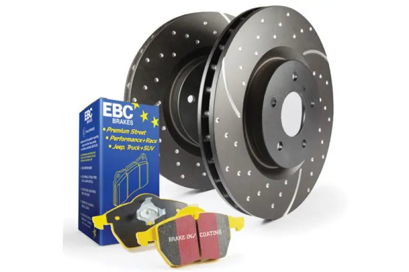 Ebc Yellowstuff Performance Brake Pad & Drilled Gd Rotor Kit (S5 Series) 1