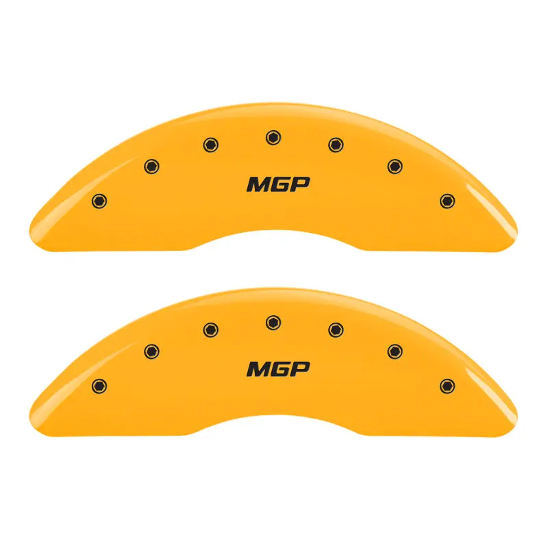 Mgp Engraved Caliper Covers – Front & Rear – Yellow Finish With Black Character Detail – Dodge Ram 2500 (2010) 1