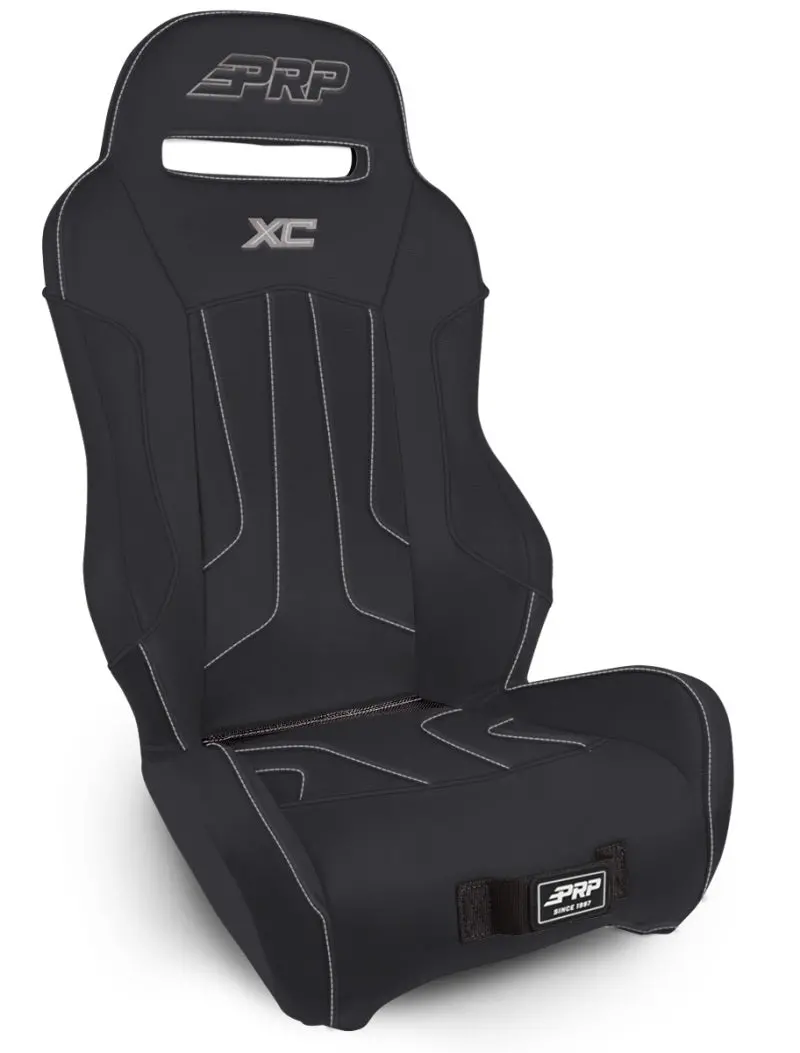 Prp Xc Extra-Wide 1-Inch Suspension Seat – All-Black Racing Design For Off-Road Vehicles 1