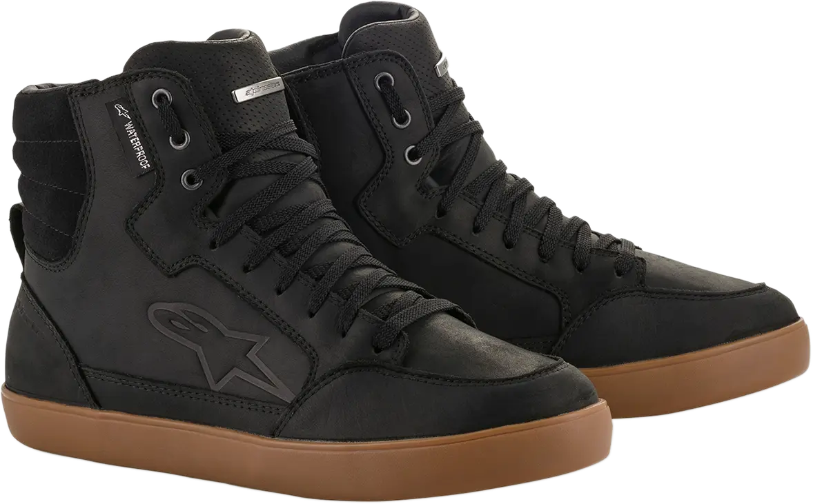 Alpinestars J-6 Waterproof Motorcycle Boots – Black Gum Sole, Us Size 8 1