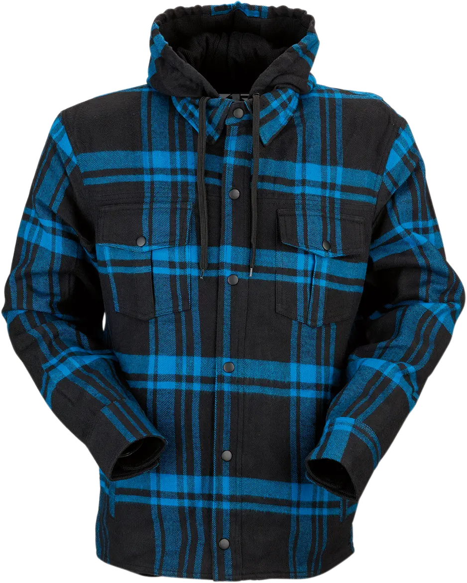Z1R Black And Blue Timber-Style Flannel Shirt – Size Small 1
