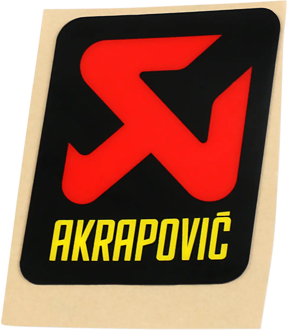 Akrapovič Genuine Replacement Decal – P-Vst4Po Model 1
