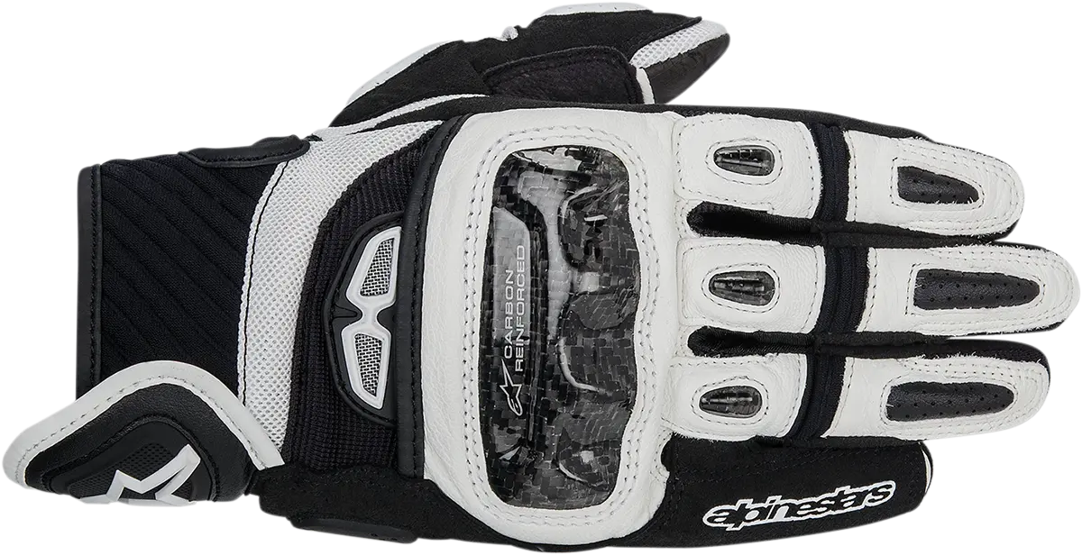 Alpinestars Gp-Air Leather Gloves - Black/White - Medium 3567914-12-M 1
