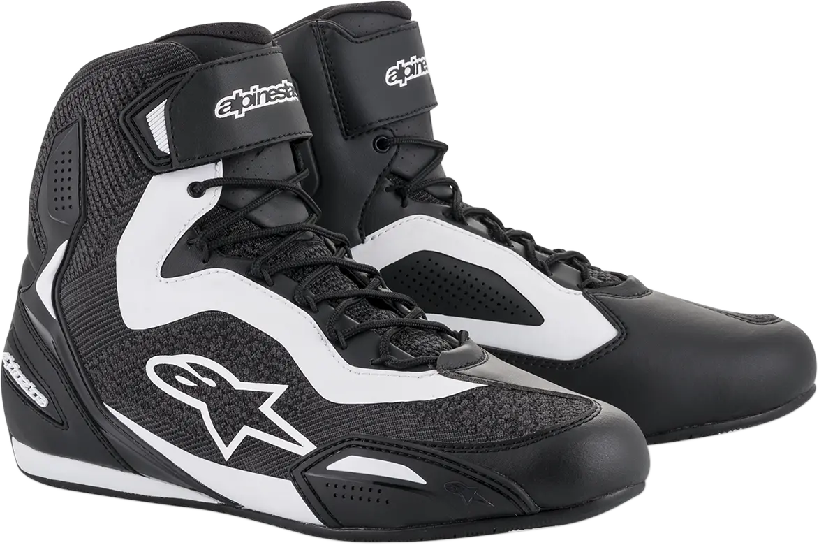 Alpinestars Faster-3 Rideknit Shoes – Black/White, Us Size 12.5 (Model 2510319-12-12.5) 1