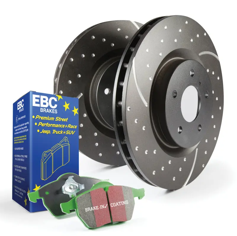 Ebc S3 Premium Brake Kit – Greenstuff Pads With Gd Series Rotors 1