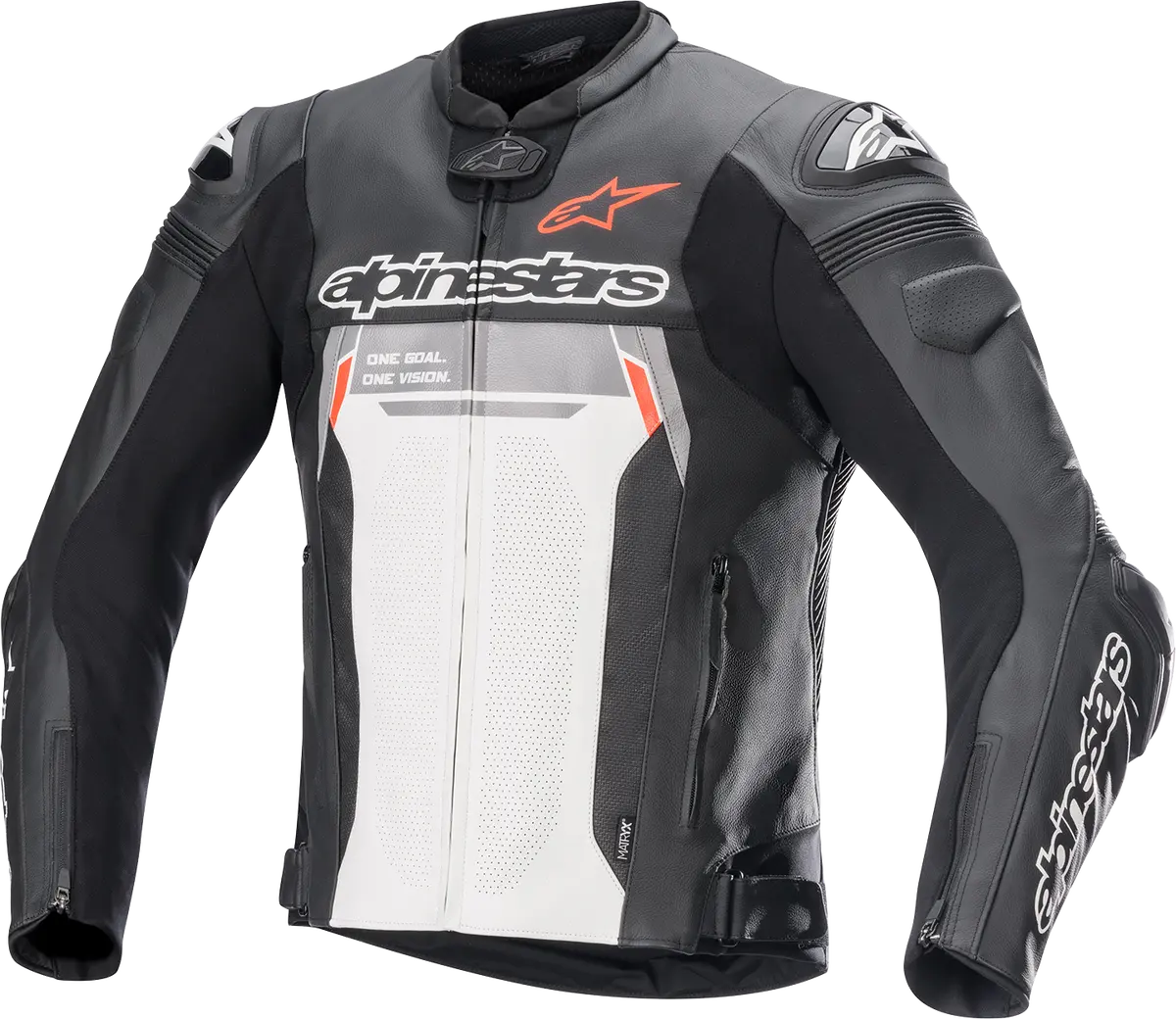 Alpinestars Missile Ignition V2 Motorcycle Jacket – Black/White, Us Size 38 / Eu 48 (Model #3100222-12-48) 1
