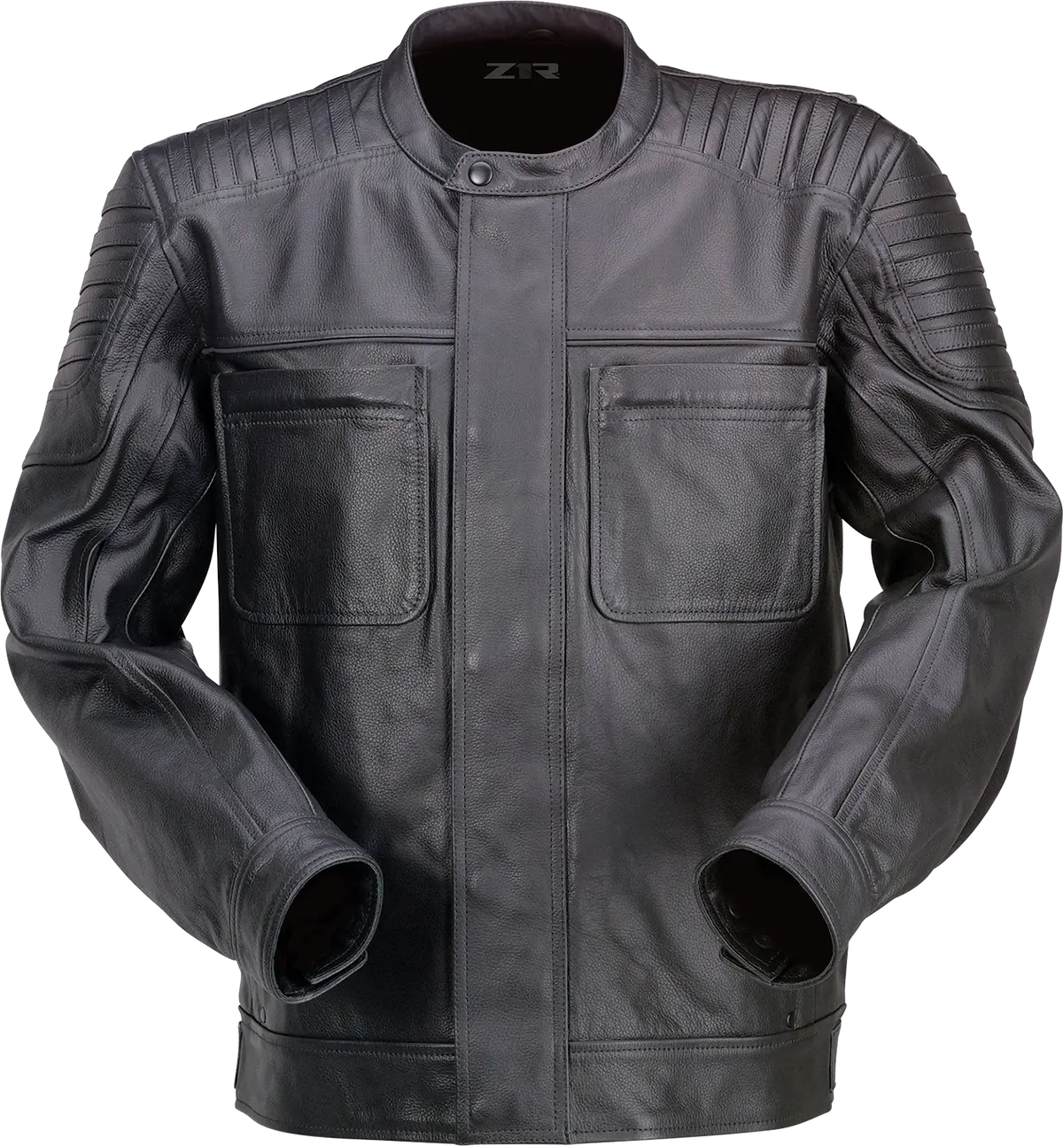 Z1R Widower Premium Leather Riding Jacket – Black, Size 4Xl (Style #2810-3975) 1