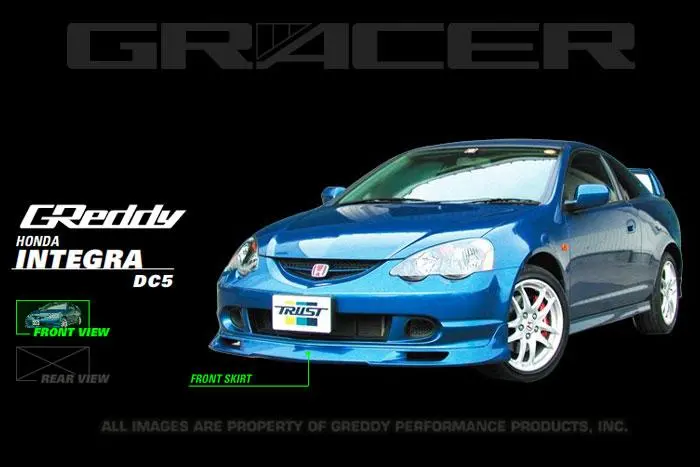 Greddy Urethane Front Lip Spoiler – Fits 2002–2004 Acura Rsx (Order By Phone Or Inquiry Required) 1