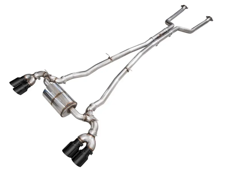 Awe Tuning Cat-Back Exhaust System For Bmw G90/G99 M5 Touring Edition – Diamond Black Tips 1
