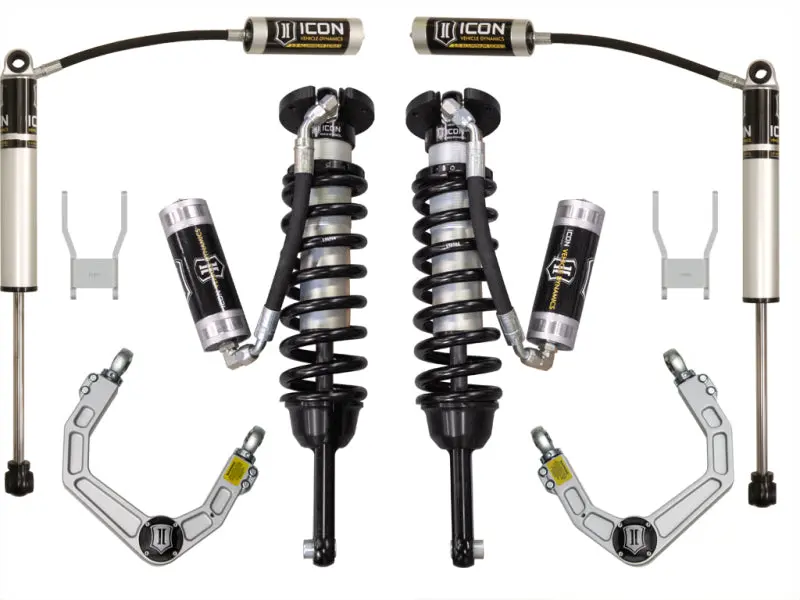 Icon Stage 4 Suspension System With Billet Upper Control Arms – 0–3" Lift For 2005–2011 Toyota Hilux 1