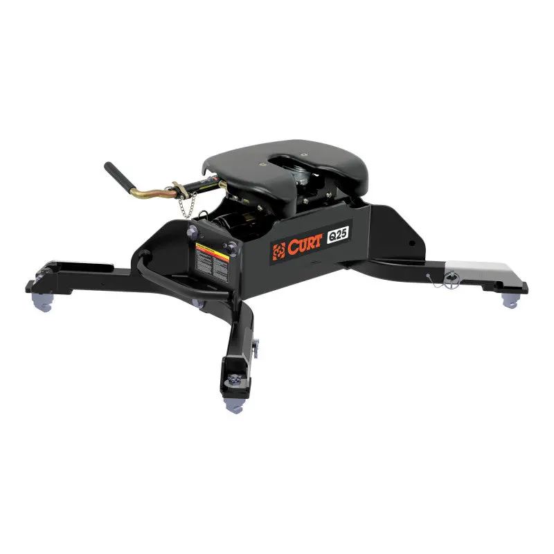 Curt Q25 5Th Wheel Hitch W/Ram Puck System Legs 1