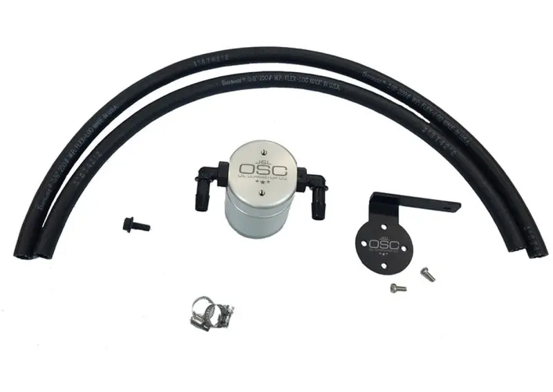 J&L Oil Separator For 1995–2004 Toyota Tacoma & 4Runner (3.4L) – Driver Side, Clear Anodized 1