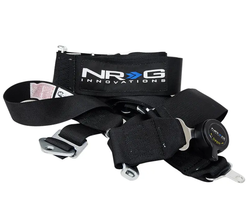 Nrg Sfi-Certified 5-Point 3-Inch Racing Harness With Cam Lock – Black 1