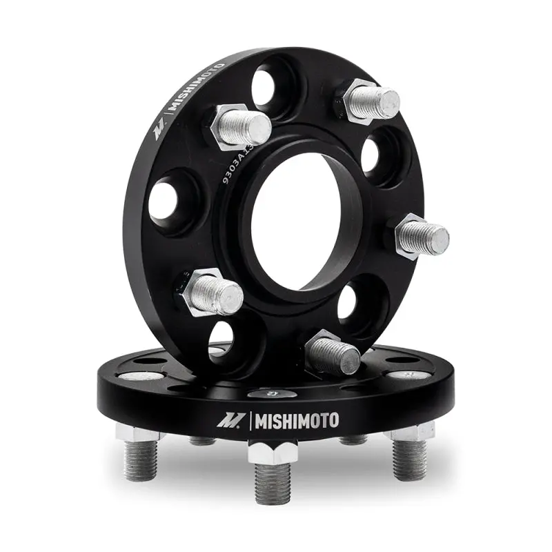 Mishimoto Wheel Spacers – 5X114.3 Bolt Pattern, 70.5Mm Hub Centric, 15Mm Thickness, M14 Thread – Matte Black 1