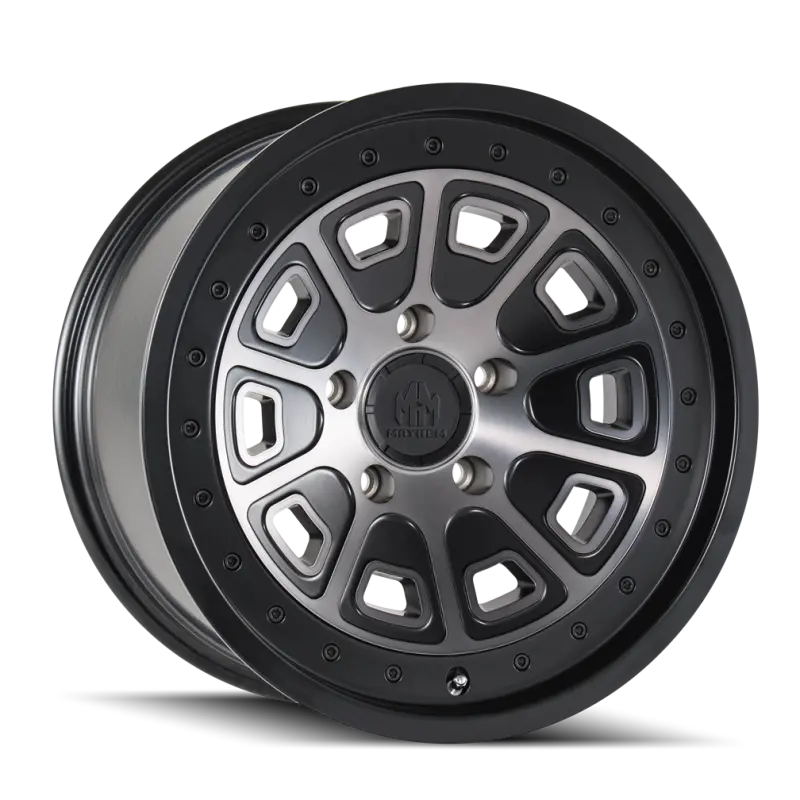 Mayhem 8301 Matte Black Alloy Wheel – 18X9", 5X127 Bolt Pattern, 0Mm Offset, 78.1Mm Hub Bore, Dark Tint Accent 1
