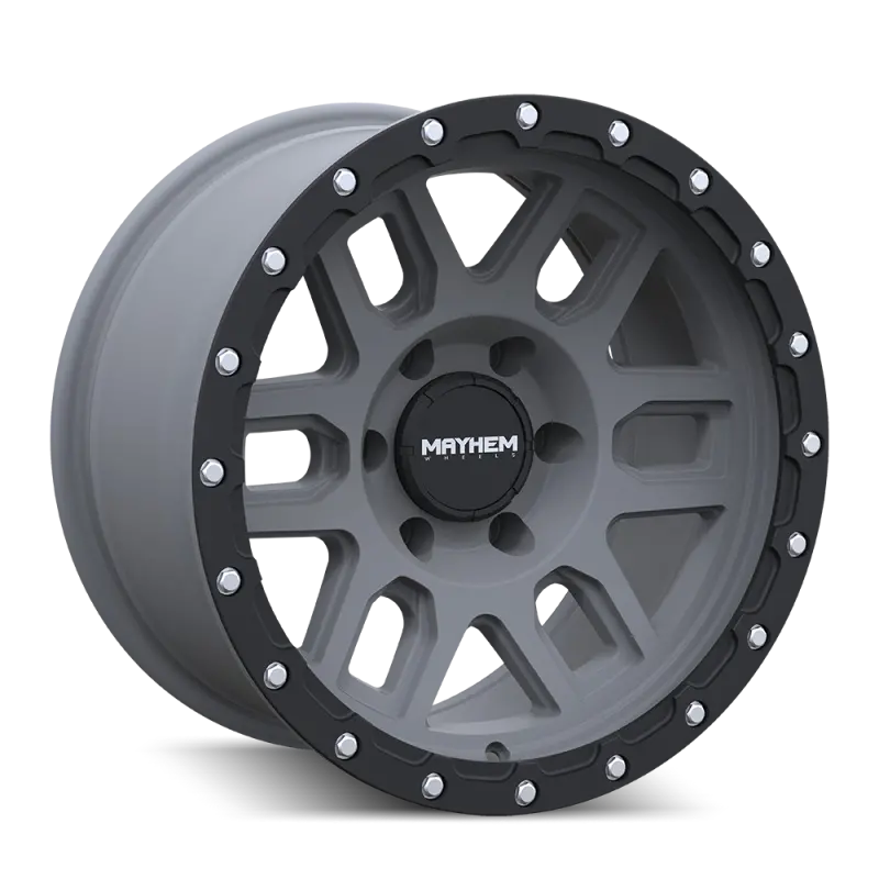 Mayhem Delta Matte Gunmetal Wheel – 20X9 Inch, 6X139.7 Bolt Pattern, -12Mm Offset, 106Mm Hub Bore 1