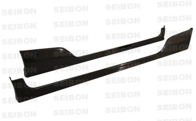 Seibon Tr-Style Carbon Fiber Side Skirts For 2002–2004 Honda Civic Si 1