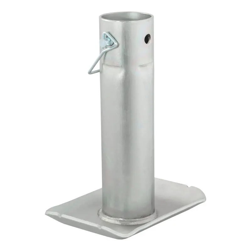 Curt Pin-On Jack Foot – 2-Inch Tube Diameter, 2000-Lb Capacity, 8.5-Inch Height 1