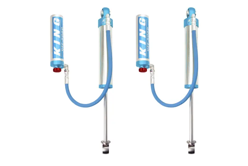 King Shocks Remote-Reservoir Rear Shock Set For Toyota Land Cruiser 76/78/79 (2.5" Body, Adjustable) 1