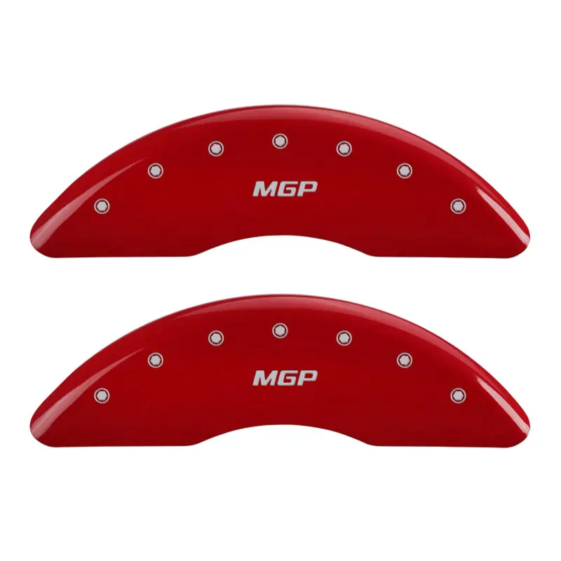 Mgp Red Engraved 4-Piston Caliper Covers For Front And Rear Axles 1