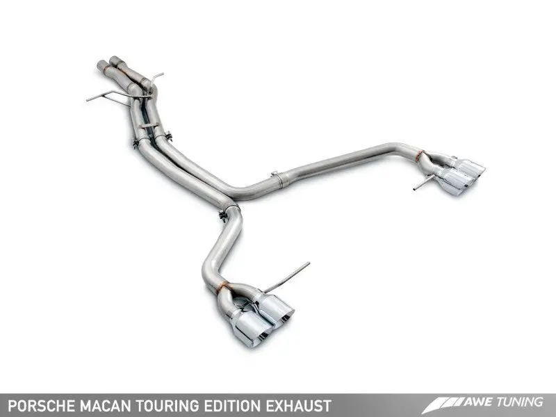 Awe Tuning Macan Touring Edition Exhaust System – Diamond Black Finish With 102Mm Dual Tips 1