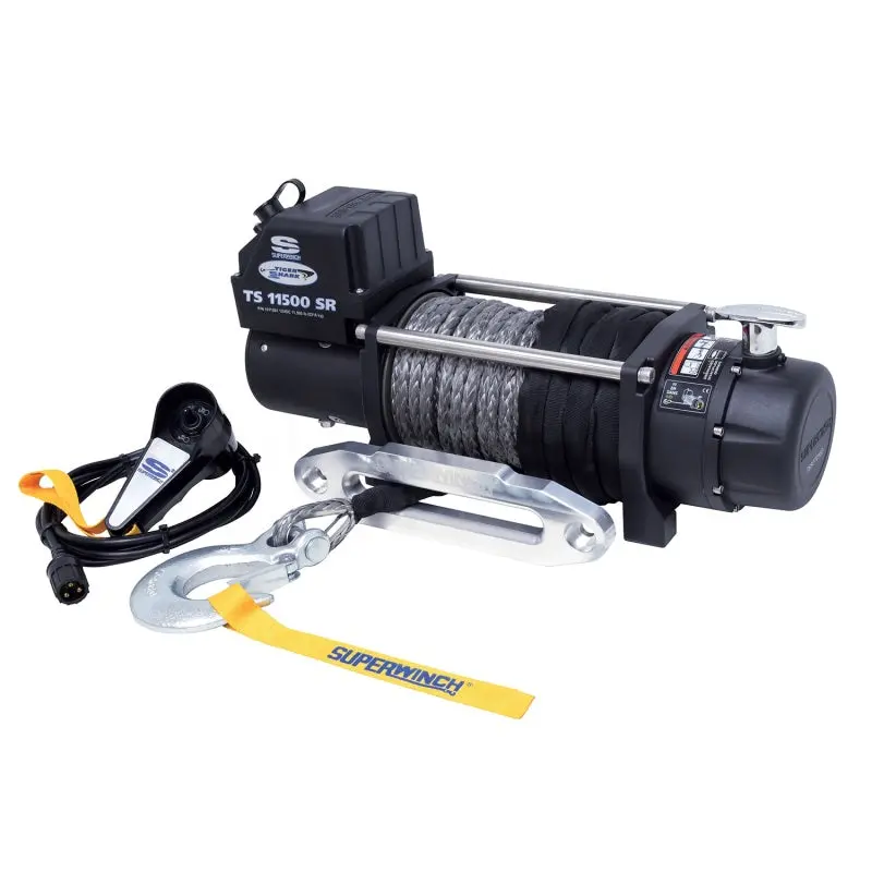 Superwinch Tiger Shark 11500 Synthetic Rope Winch – 12V Dc, 11,500-Lb Capacity 1