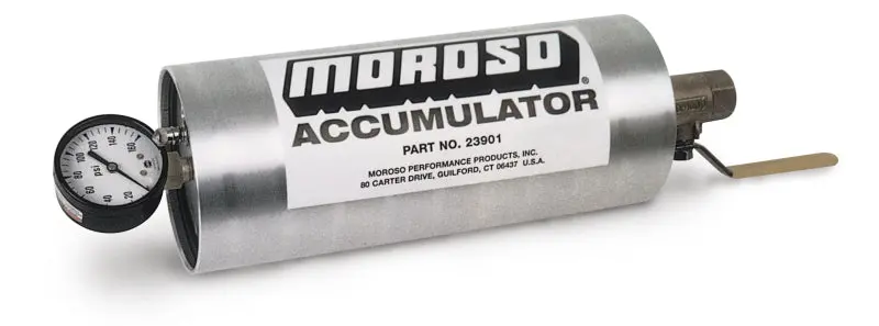 Moroso 1.5-Quart Oil Accumulator – 10" X 4.25" Capacity 1