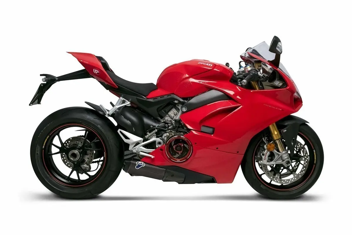 Termignoni Black Dual Slip-On Exhaust Race Kit For Ducati Panigale V4, V4 R, V4 S & V4 Speciale (2018+) 1