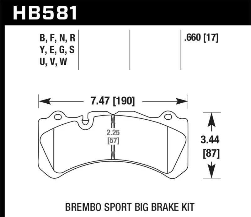 Hawk Hp Plus Street Brake Pads – Front Set For 2009 Nissan Gt-R (R35) 1