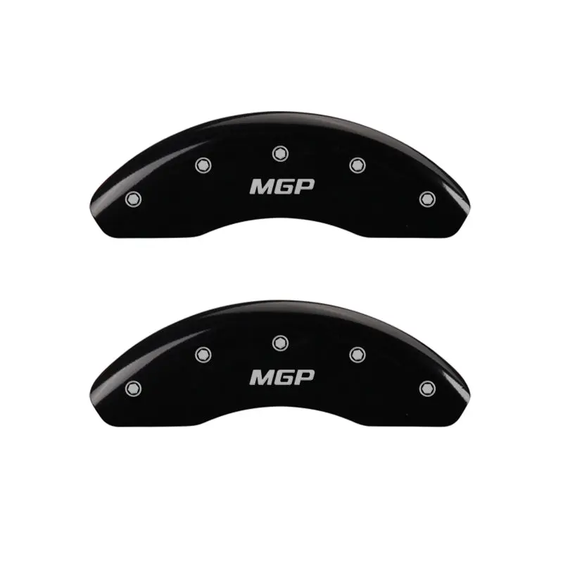 Mgp Engraved Front And Rear Brake Caliper Covers – Matte Black Finish With Silver Accent Trim 1