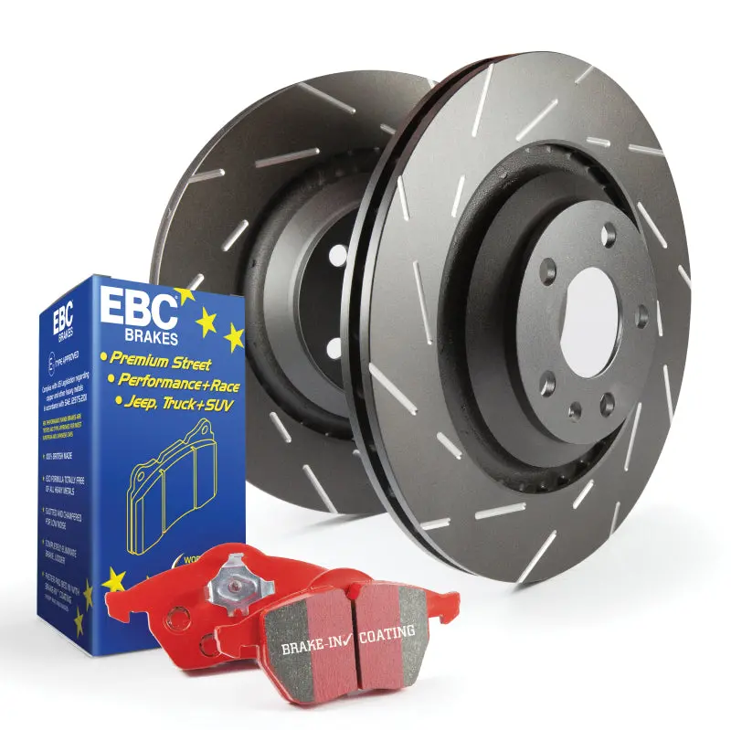 Ebc Redstuff High-Performance Brake Pad & Usr Drilled Rotor Kit (S4 Series) 1