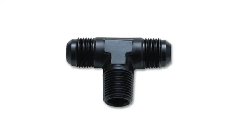 Vibrant Aluminum -3An To 1/8" Npt Flare-To-Pipe Tee Fitting 1