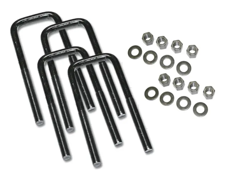 Superlift U-Bolt Kit (4-Pack) – 9/16" X 2-1/2" X 11" Square U-Bolts With Mounting Hardware 1
