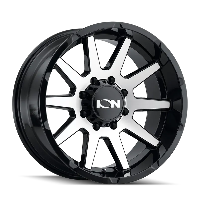 Ion Type 143 Forged Alloy Wheel – 17X9 Inches, 8X170 Bolt Pattern, -12Mm Offset, 125.2Mm Hub Bore, Black/Machined 1