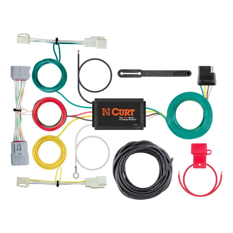 Curt Custom Wiring Harness For 2016–2019 Toyota Prius – 4-Way Flat Trailer Connector 1