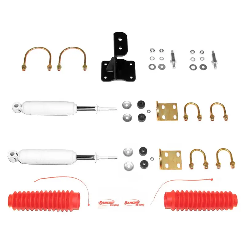 Rancho Front Steering Stabilizer Kit For 2005–2018 Ford F-Series Super Duty Trucks 1