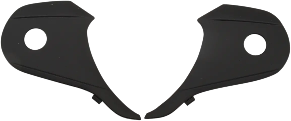 Z1R Flat Black Side Plates For Motorcycle Fairings (Part #0133-1050) 1