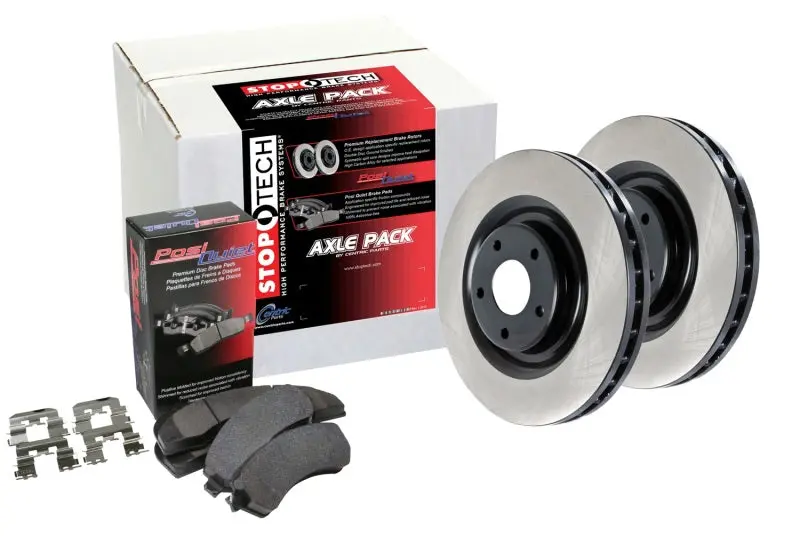 Centric Oe-Coated 4-Wheel Brake Kit – Front And Rear Rotors And Pads 1