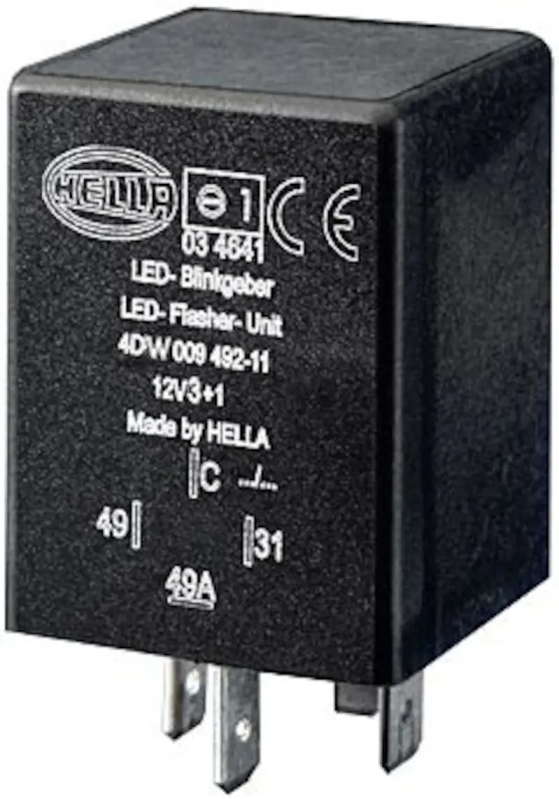 Hella Led Flasher Relay Unit – 12V, 3+1 Circuit Design 1
