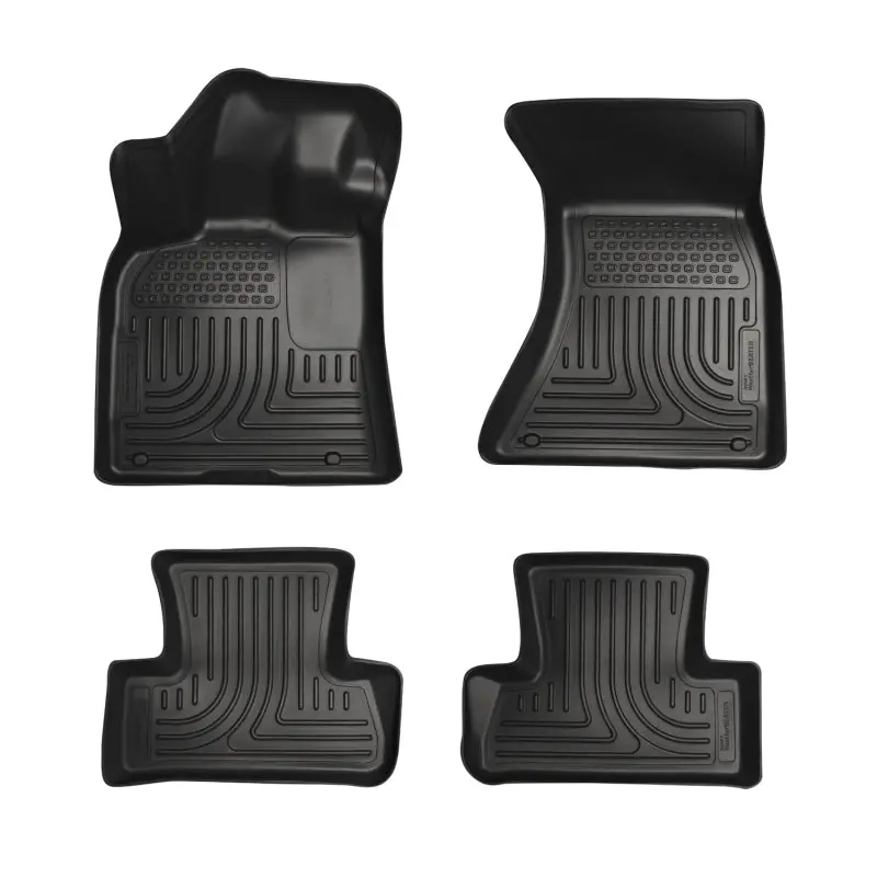 Husky Liners Weatherbeater Combo Floor Liners – Black, Custom Fit For 2011–2012 Dodge Charger And Chrysler 300 1
