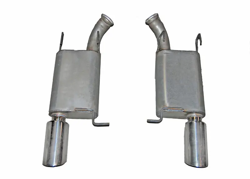Gibson Axle-Back Dual Exhaust System – Aluminized Steel, Fits 2014 Ford Mustang Base 3.7L V6 1