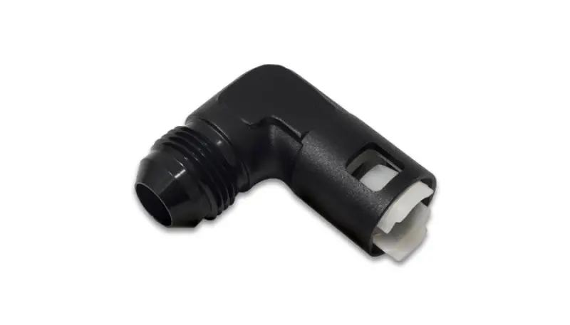 Vibrant Aluminum 90° An-To-Female Quick Connect Fitting — -6An, 0.3125" Hose Id 1