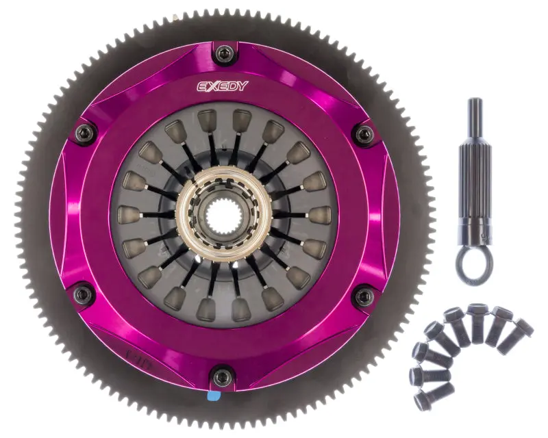 Exedy Hyper Triple Cerametallic Clutch Kit – Pull-Type Rigid Disc For 2004–2014 Subaru Wrx Sti 1