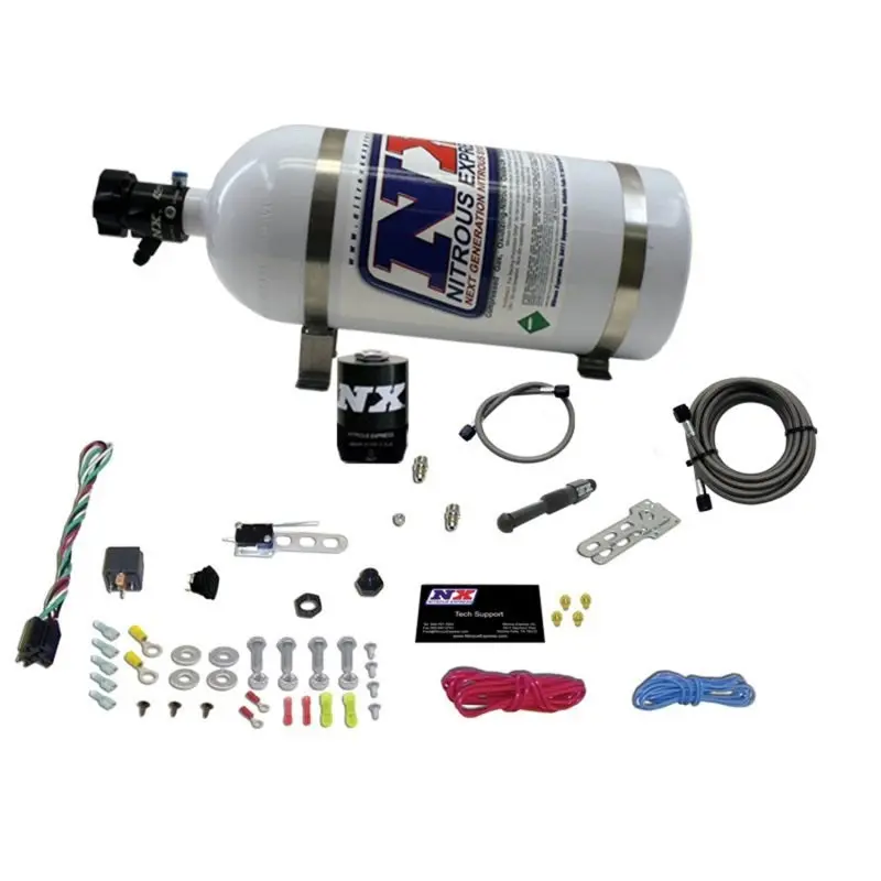 Nitrous Express Dry Efi Single-Nozzle Nitrous System – 35–150 Hp Range With 10-Lb Bottle 1