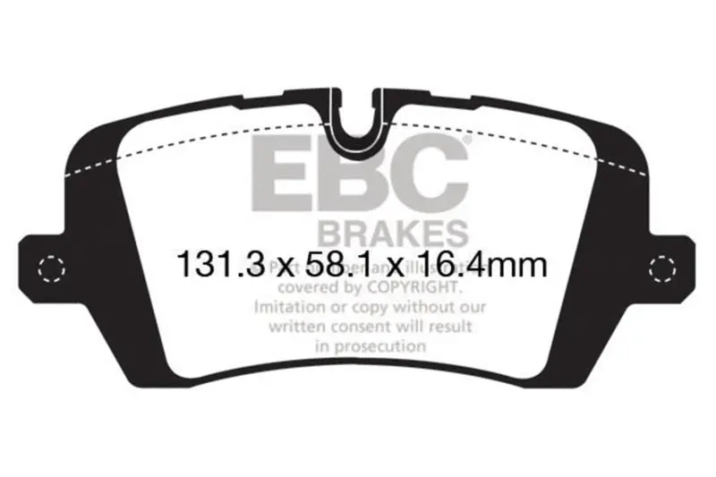 Ebc Greenstuff Rear Brake Pads – Optimized For 2013+ Land Rover Range Rover 3.0L Supercharged 1